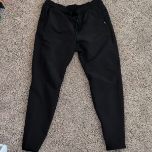 Men's UNRL Black Jogger with Tapered Fit